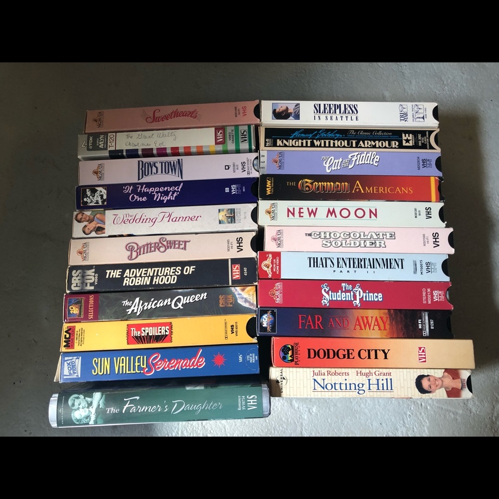 VHS Tapes - Classic Movies